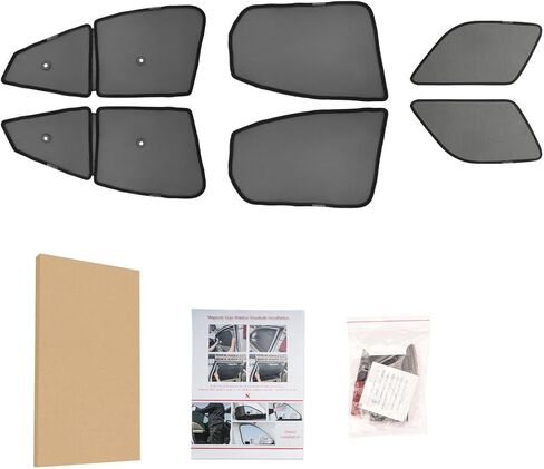 LFOTPP 2026 RAV4 Car Window Sun Shade for 2026 Toyota RAV4 6PCS Custom Side Window Sunshades Mesh Cover Curtain Magnet Type, Mesh Sun Shield, Protect Baby/Pet from Heat in Saudi Arabia