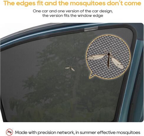 LFOTPP 2026 RAV4 Car Window Sun Shade for 2026 Toyota RAV4 6PCS Custom Side Window Sunshades Mesh Cover Curtain Magnet Type, Mesh Sun Shield, Protect Baby/Pet from Heat in Saudi Arabia