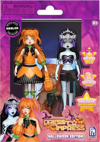PhatMojo Dress to Impress — Mystery Models — Small Dolls 3-Pack — Halloween Edition — Series 2 — Includes DLC Code — Officially Licensed Collector Set in Saudi Arabia