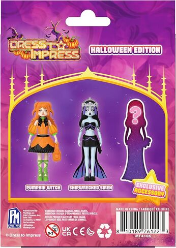 PhatMojo Dress to Impress — Mystery Models — Small Dolls 3-Pack — Halloween Edition — Series 2 — Includes DLC Code — Officially Licensed Collector Set in Saudi Arabia