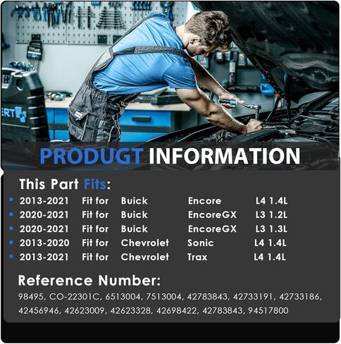 ضاغط تكييف الهواء مع قابض لسيارة شيفروليه تراكس 2013-2021 سونيك 2013-2020 بويك إنكور تكييف وضاغط للهواء لـ CO 22301C in Kuwait