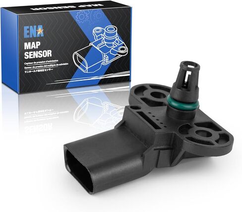 ENA Manifold Absolute Pressure Sensor Compatible with 2006 2007 2008 2009 2010 VW Volkswagen Jetta Beetle Rabbit Bora Replacement for AS425 036906051G in Kuwait