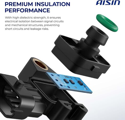 AISIN AFTERMARKET PRSAZ-00171 مستشعر الضغط المطلق المنوع (MAP) - متوافق مع Hyundai Elantra، Sonata، Santa Fe، Accent، Tucson، Kia Soul، Optima، Forte، Sportage، Rio، Sedona in Kuwait
