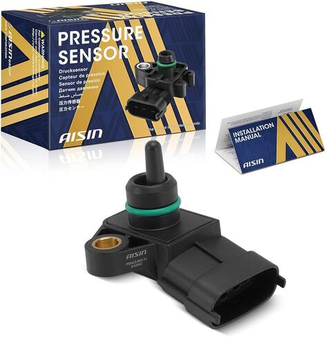 AISIN AFTERMARKET PRSAZ-00171 مستشعر الضغط المطلق المنوع (MAP) - متوافق مع Hyundai Elantra، Sonata، Santa Fe، Accent، Tucson، Kia Soul، Optima، Forte، Sportage، Rio، Sedona in Kuwait