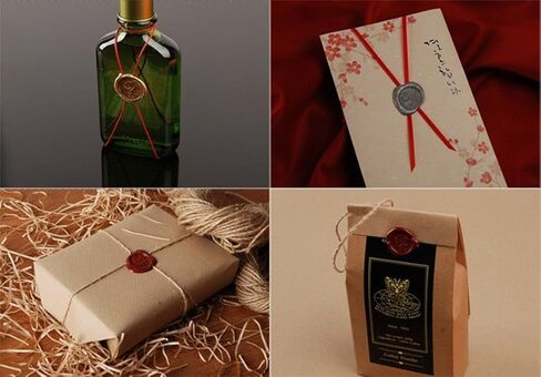 Vintage Fancy Fish Waves Custom Picture Logo Wedding Invitation Wax Seal Sealing Stamp Rosewood Handle Sticks Melting Spoon gift Box Set Kit in Kuwait