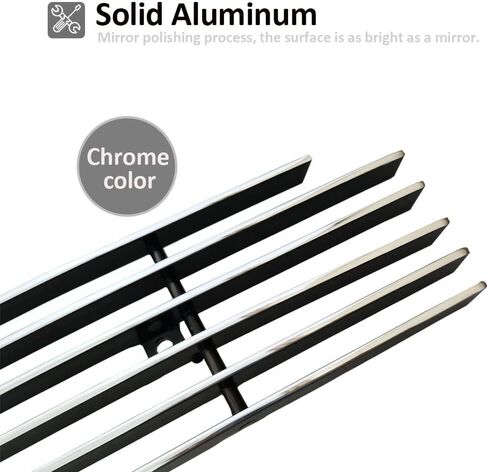الكروم الشواية يناسب 2004-2015 فورد F-650 F-750 2005 2006 2007 2008 2009 2010 2011 2012 2013 2014 الرئيسي العلوي مصبغة إدراج in Kuwait