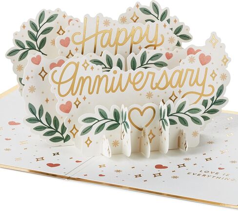 Hallmark Pop Up Love Card (S'mores) Signature Paper Wonder 3D Card for Anniversary, Romantic Birthday in Kuwait