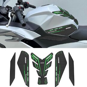 For Ninja 500 Z500 Ninja 500 SE Ninja500 2024 2025 2026 New Accessories Side Fuel Tank Pads Protection Stickers Decals Fuel Tank Knee Pads Traction Pads Fuel Tank Pads (Grey) in Saudi Arabia