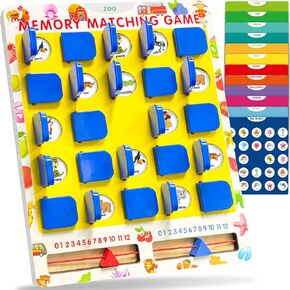 Matching Memory Game for Kids Ages 3-5 4-8, Car Airplane Travel Toys Games Activities for 3-5, Road Trip Essentials for Kids Toddlers, Board Games for Kids 4-6, Birthday Gifts for Kids Boys Girls in Saudi Arabia