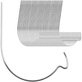 30 PCS Super Hook Picture Hangers, Heavy Duty Drywall Hooks Holds Up to 150 lbs, Tool-Free Stainless Steel Wall Hooks for Hanging Pictures, Art, Mirrors, Clocks, Shelves in Saudi Arabia