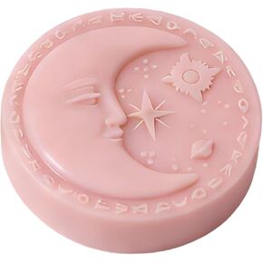 3D Moon Face Candle Mold Luna Goddess Candle Silicone Molds for Candles Making Resin Casting Aromatherapy Candles Handmade Wax Home Decor in Saudi Arabia