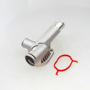 Car Aluminum Metal Thermostat Housing Cover Assembly Kit Engine Coolant Water Flange Pump Outlet Hose Connection fit for VW Amarok 2H 2.0D 03L121131M in Saudi Arabia