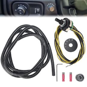 مفتاح SOTF متوافق مع 2011-2016 Chevy Silverado GMC Sierra 2500HD 3500HD 6.6L Duramax LML، DSP5 5-Position 2-Wire 2-Pin Shift-On-The-Fly مفتاح درجة حرارة الوقود مع مفتاح محدد الموصل in Kuwait