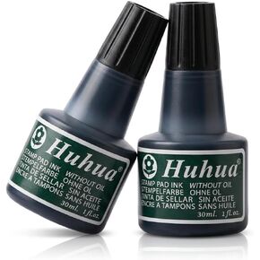 2 oz Black Ink Refills for Ink Pad,Water-Based Pigment Ink for Rubber Stamps, Scrapbooking, Fingerprinting, Teachers and Office Use(2 oz/60 ml) in Saudi Arabia
