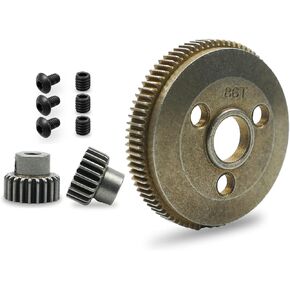 86T Spur Gear 48P Steel Transmission Set Compatible with Traxxas Slash 2WD Rustler Stampede Upgrades with 19T 21T Pinions Gears Replace 4686 in Saudi Arabia