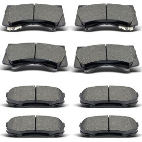 Front Rear Ceramic Brake Pads 8 Pieces Set fit for 2008-2021 Lexus LX570,for 2008-2021 Toyota Land Cruiser,2008-2021 Toyota Sequoia,2007-2021 Tundra in Kuwait