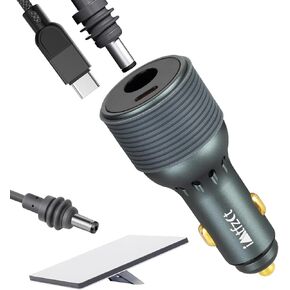 Starlink Mini Car Adapter 12V/24V to 30V, 2-in-1 Car Charger with DC & USB-C for Starlink Mini, 90W Cigarette Lighter Adapter, Supports 16AWG 50M Cable, Ideal for RV, Boat, Trailer in Saudi Arabia