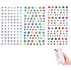 Crystal Glue Star Gem Stickers Colorful Five Pointed Stars Stick On Gems for Crafting Bling Pentagram Star Rhinestone Stickers 3D Self Adhesive Rhinestones Stars Jewels for Crafts Supplies in Saudi Arabia