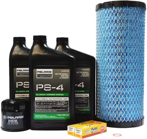 2019-2020 Polaris RZR S4 1000 EPS OEM 5W-50 Oil Change Service Kit POL102 in Kuwait