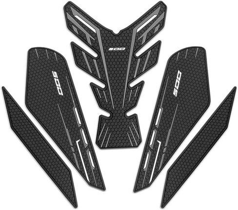 للنينجا 500 Z500 نينجا 500 SE Ninja500 2024 2025 2026 ملحقات جديدة وسادات جانبية لخزان الوقود ملصقات حماية ملصقات لخزان الوقود وسادات الركبة وسادات الجر وسادات خزان الوقود (رمادي) in Kuwait