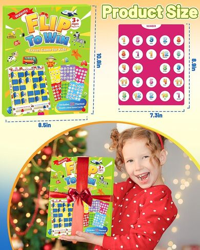 Matching Memory Game for Kids Ages 3-5 4-8, Car Airplane Travel Toys Games Activities for 3-5, Road Trip Essentials for Kids Toddlers, Board Games for Kids 4-6, Birthday Gifts for Kids Boys Girls in Saudi Arabia