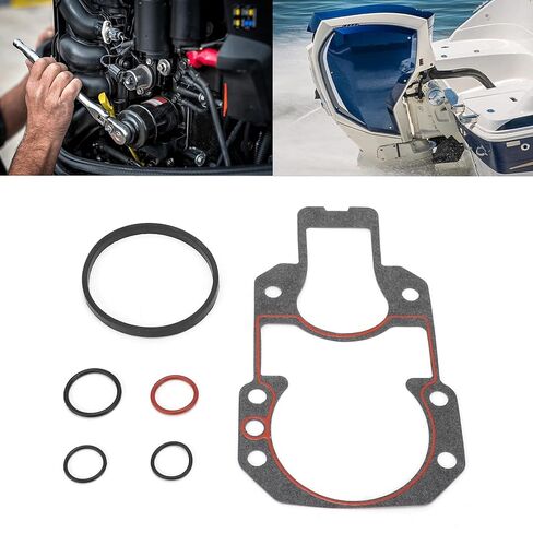 8pcs Marine Outdrive Gasket Set, Rubber Paperboard Modification Maintenance Replacement Kit for I R MR II in Kuwait