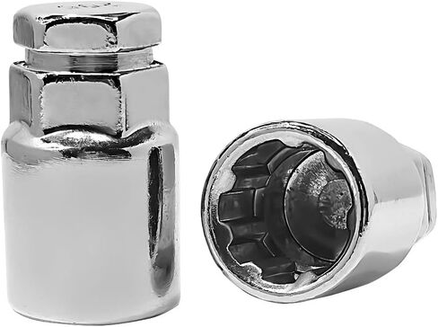 6PCS M12x1.25 Wheel Lock Lug Nut Set Anti-Theft Lug Key Compatible with Nissan Cube Rogue Altima 200SX Infiniti G20 M35 G35 Subaru WRX Forester Impreza BRZ Suzuki Geo More Models in Saudi Arabia