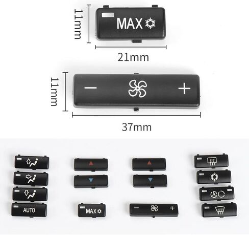 for E53 E39 M5 Air Conditioning Panel Buttons A/C Control Button Interior 64116915812 in Kuwait