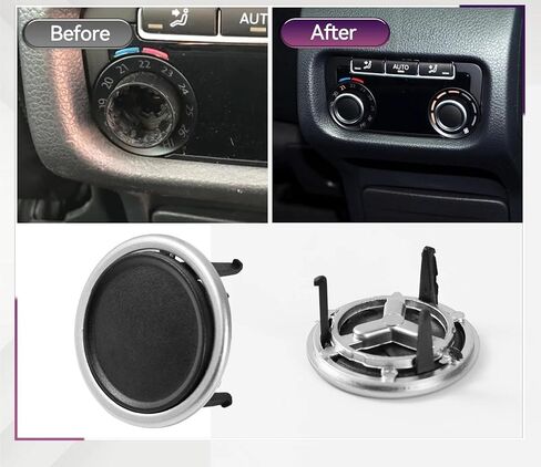 for Seat for Alhambra 2011 2012 2013 2014 2015 2016 Car Rear Air Conditioning Control Panel Knob Cover 7N0907049C in Kuwait