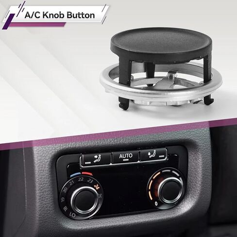 for Seat for Alhambra 2011 2012 2013 2014 2015 2016 Car Rear Air Conditioning Control Panel Knob Cover 7N0907049C in Kuwait