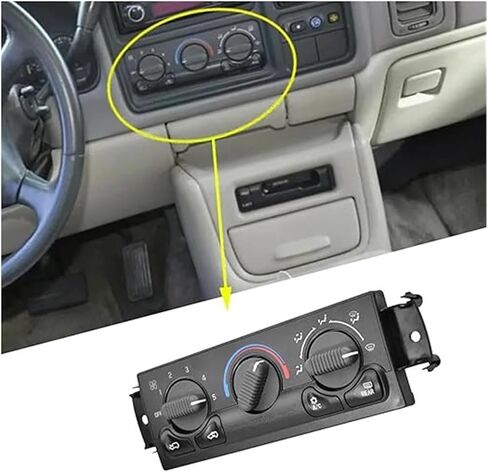 for Avalanche for Silverado for Suburban 1500 2500 3500 1999-2002 15054697 599-218 Ac Switch Control Panel Decorate in Kuwait