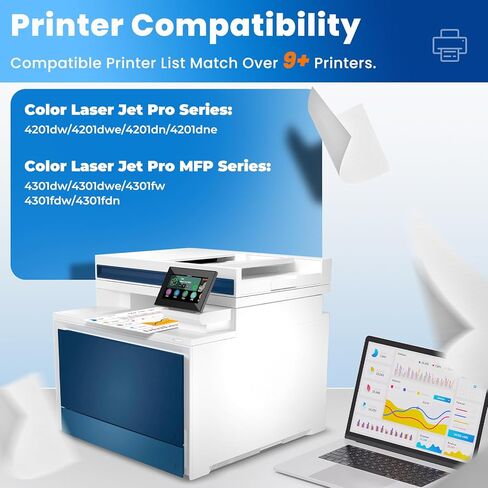 210A Toner Cartridges 4 Pack Color Laser jet Pro MFP 4301fdw Compatible for HP 210A 210X Toner Cartridges Replacement HP210A HP210X for Color Laser Pro 4201dw 4201dn MFP 4301fdn 4301fdw 4301dw Printer in Saudi Arabia