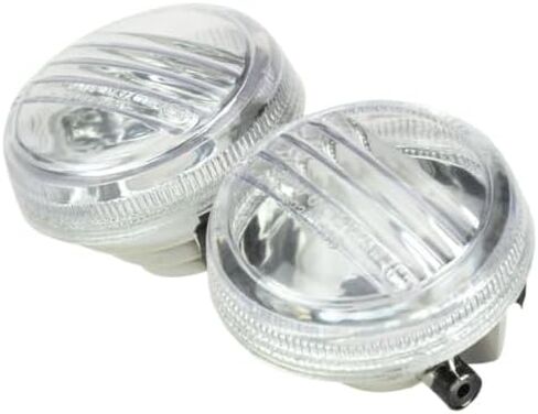 TOPZONE Fit for Suzuki BOULEVARD - C50/ C50C/ C50T - VL800; Boulevard C50 B.O.S.S; BOULEVARD M50 - VZ800; 35610-38AA0; Turn Indicator Lamp Blinker Signal Light Lens, No bulbs (Smoke) in Kuwait