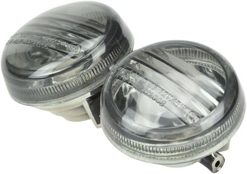 TOPZONE Fit for Suzuki BOULEVARD - C50/ C50C/ C50T - VL800; Boulevard C50 B.O.S.S; BOULEVARD M50 - VZ800; 35610-38AA0; Turn Indicator Lamp Blinker Signal Light Lens, No bulbs (Smoke) in Kuwait