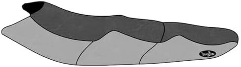 BlackTip Jetsports Premium Seat Cover Compatible with Yamaha 1999-2004 WaveRunner SUV 1200 (Gray/Dark Gray) in Kuwait