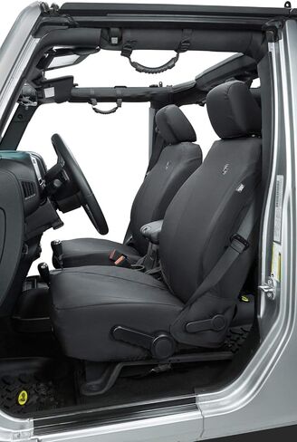 Bestop 2928335 Black Diamond Front Seat Covers for 2013-2018 Wrangler JK 2-door/4-door in Kuwait