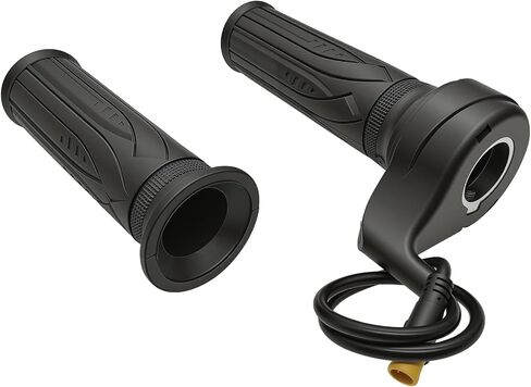 20X Full Twist Throttle Grip Ebike Twist Throttle 3 Pin with Waterproof Connector for 12V-72V Twist Throttle Electric Bike Electric Scooter Conversion Used for 22.2mm Handlebar. in Saudi Arabia