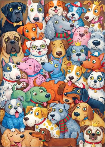 1000 Pieces Puzzle for Adults, Challenging Funny Paws Poolside Party Jigsaw Puzzles, Premium Matte Finish, 27.56 x 19.68 Inches, Perfect for Game Nights in Saudi Arabia