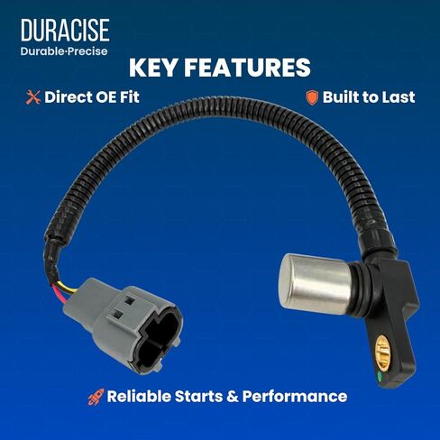 مستشعر موضع العمود المرفقي من DURACISE متوافق مع 1999-2008 شيفروليه تراكر و1999-2005 سوزوكي جراند فيتارا، فيتارا، 2002-2006 XL-7، 2002-2007 إيريو، 2007-2009 SX4، تقدير #3322077E00، 91174660 in Kuwait