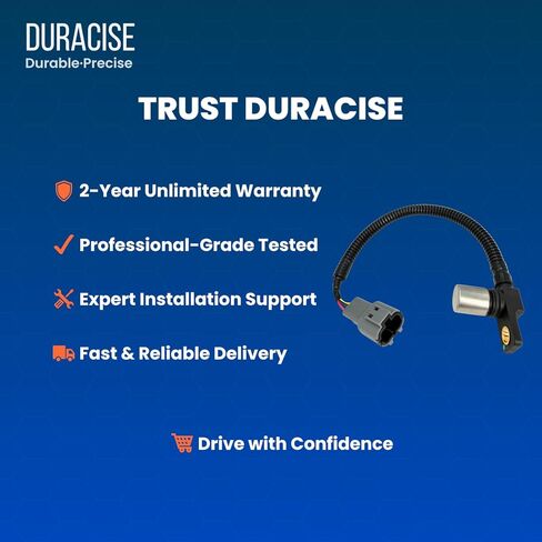 مستشعر موضع العمود المرفقي من DURACISE متوافق مع 1999-2008 شيفروليه تراكر و1999-2005 سوزوكي جراند فيتارا، فيتارا، 2002-2006 XL-7، 2002-2007 إيريو، 2007-2009 SX4، تقدير #3322077E00، 91174660 in Kuwait