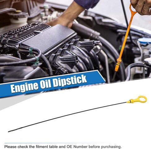 X AUTOHAUX 1 قطعة مقياس زيت المحرك مقياس مستوى زيت المحرك لمحرك أودي A3 2009-2013 2.0L لمحرك أودي A3 كواترو 2009-2013 2.0L محرك 06H115611E in Kuwait