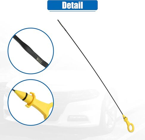 X AUTOHAUX 1 قطعة مقياس زيت المحرك مقياس مستوى زيت المحرك لمحرك أودي A3 2009-2013 2.0L لمحرك أودي A3 كواترو 2009-2013 2.0L محرك 06H115611E in Kuwait