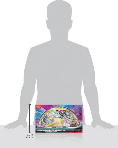 Pokemon TCG: Hydreigon ex & Dragapult ex Premium Collection - 10 Packs, Promo Cards in Kuwait