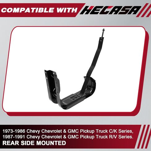 HECASA Fuel Tank Hanger w/Strap Compatible with Chevy Chevrolet & GMC Pickup Truck 1973-1986 C/K Series 1987-1991 R/V Series Fuel Gas Tank Bracket Rear Side Mounted in Kuwait