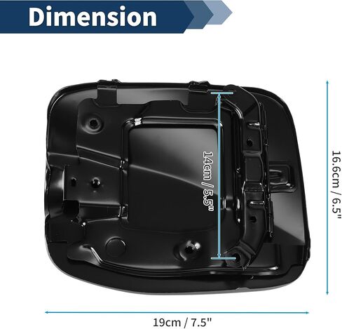 Fuel Tank Door for Toyota Tacoma 5FT Bed 2016 2017 2018 2019 2020 2021 2022 2023 Fuel Filler Door Assembly No.77305-04080 Black Fuel Filler Door Gas Cap in Kuwait