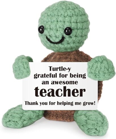 Christian Encouragement Crochet Turtle Gift for Women Men, Emotionally Healthy Relationships Gifts for Friends, Coworkers, Dad, Mom, Faith Based Gifts for Mothers Fathers Day Anniversary Birthday in Saudi Arabia