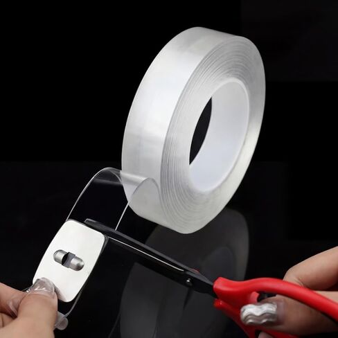 Heavy Duty Double-Sided Nano Tape (16.4FT) – Clear, Removable, Traceless Mounting Tape with Strong Adhesion for Pictures, Posters, Carpets, and DIY Projects in Saudi Arabia