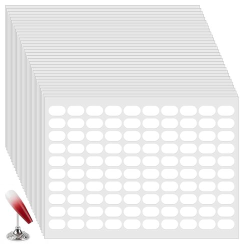 1200pcs Nail Stand Tape, Double Sided Nail Stand Sticky Tabs for Nails Stands Removable Waterproof for Holder Nails Display Book in Kuwait