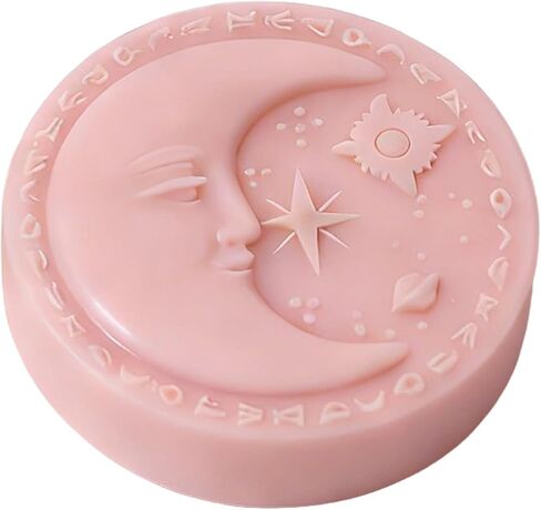 3D Moon Face Candle Mold Luna Goddess Candle Silicone Molds for Candles Making Resin Casting Aromatherapy Candles Handmade Wax Home Decor in Saudi Arabia