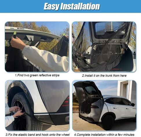 Car Tailgate Mesh Screen for VW T-Cross 2020–2026, Breathable Ventilation Net for SUV Camping, Portable Mesh Screen, Car Camping Accessories for SUV, CUV, MPV,A 160 * 195CM in Kuwait